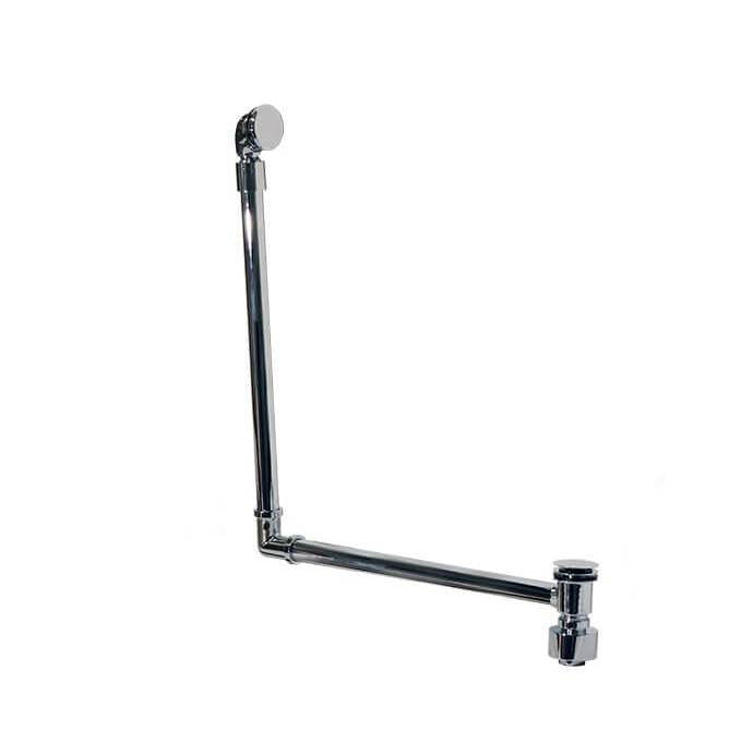 Exposed Direct Outlet Bath Waste and Overflow with Swivel Neck and EZ-Click™ Drain (Extended)