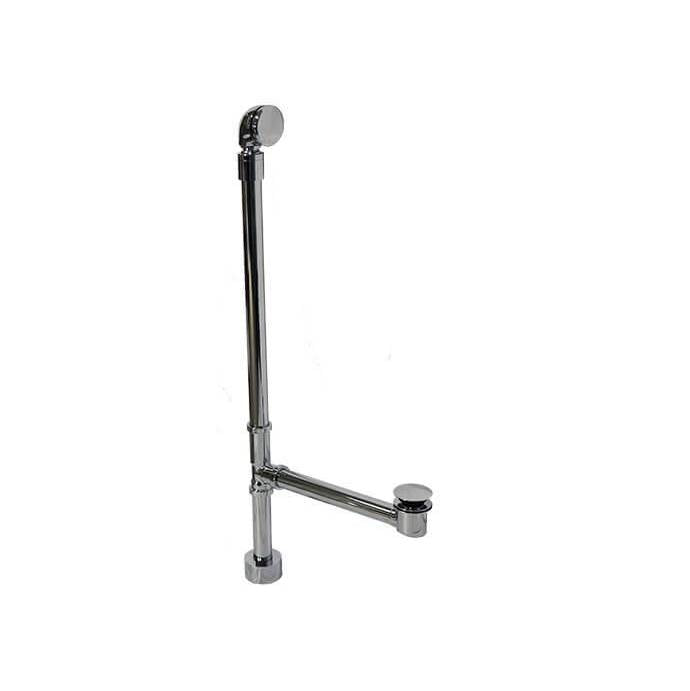 Exposed Bottom Outlet Bath Waste and Overflow with Swivel Neck and EZ-Click™ Drain