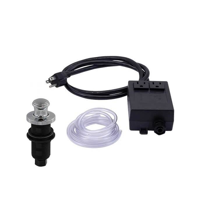 Round “Deluxe” Traditional Raised Waste Disposer Air Switch with Freedom Mount