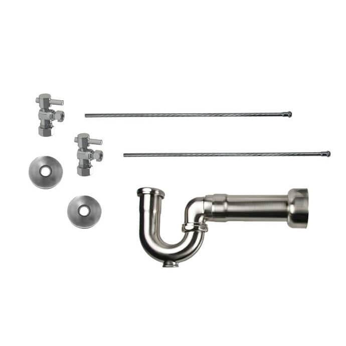 Lavatory Supply Kit - Mini Lever Handle with 1/4 Turn Ball Valve (MT521-NL) - Angle, Massachusetts P-Trap