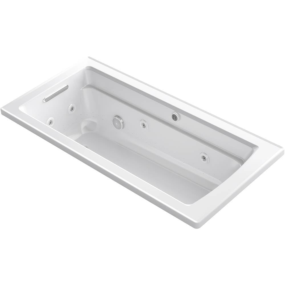 Archer  66" x 32" drop-in Heated BubbleMassage air bath with whirlpool