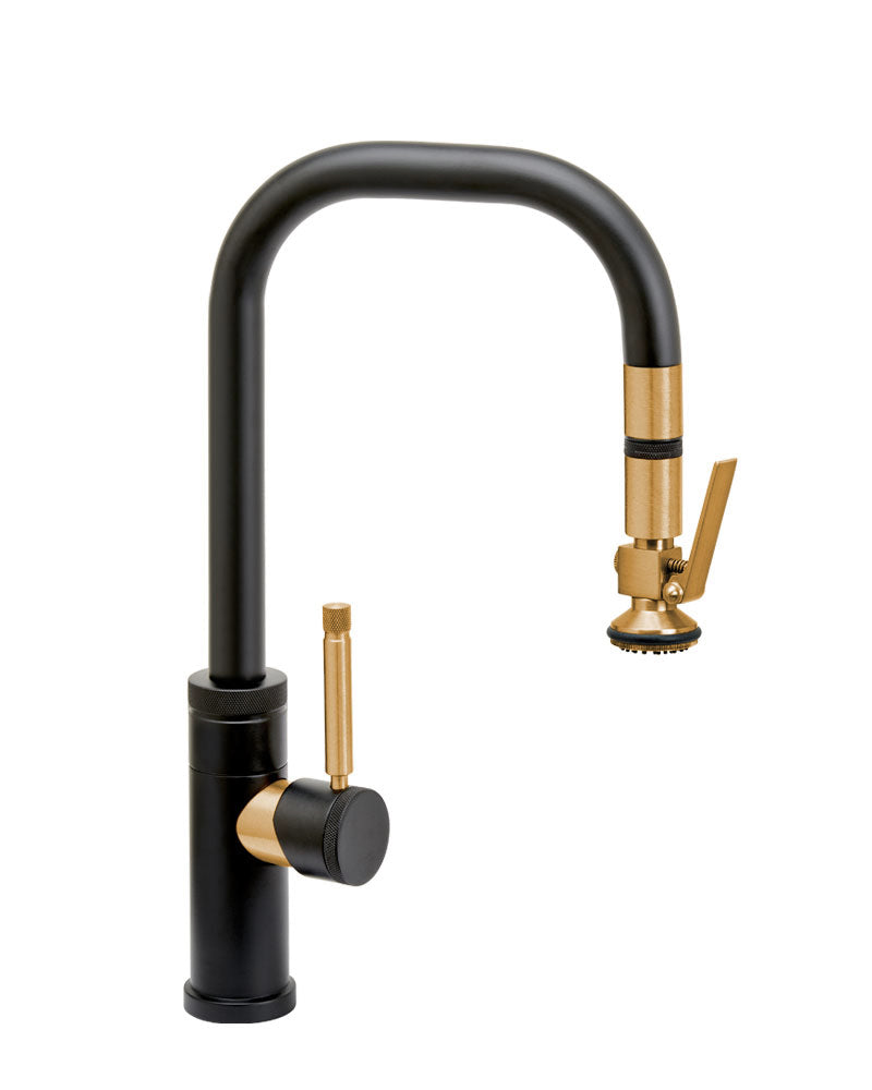 Fulton Industrial Prep Size PLP Pulldown Faucet - Lever Sprayer - 2 pc. Suite