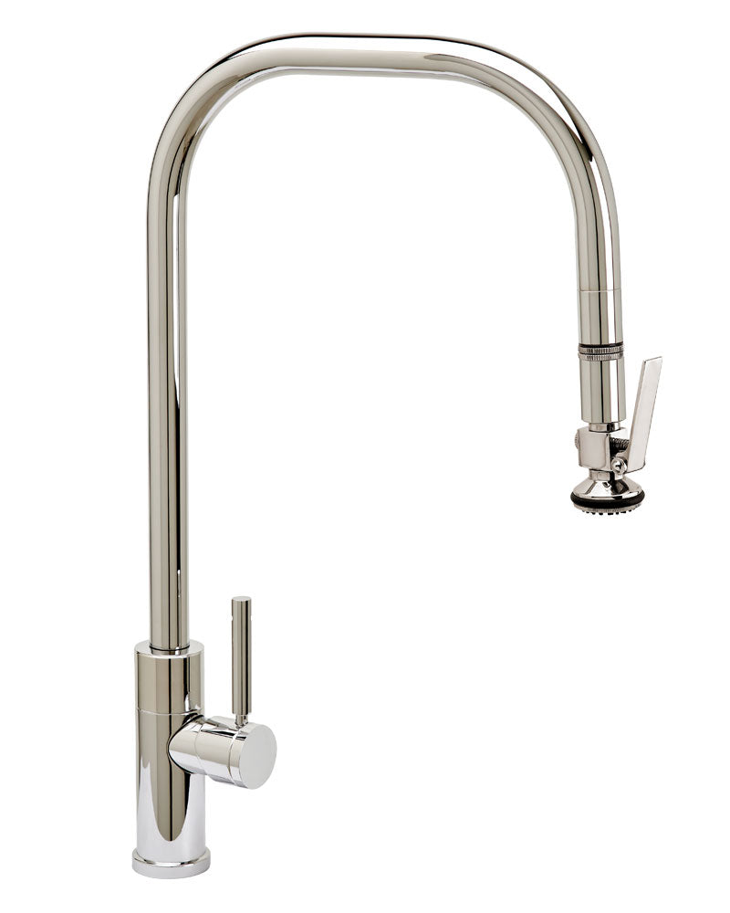 Fulton Modern Extended Reach PLP Faucet - Lever Sprayer - 2pc. Suite