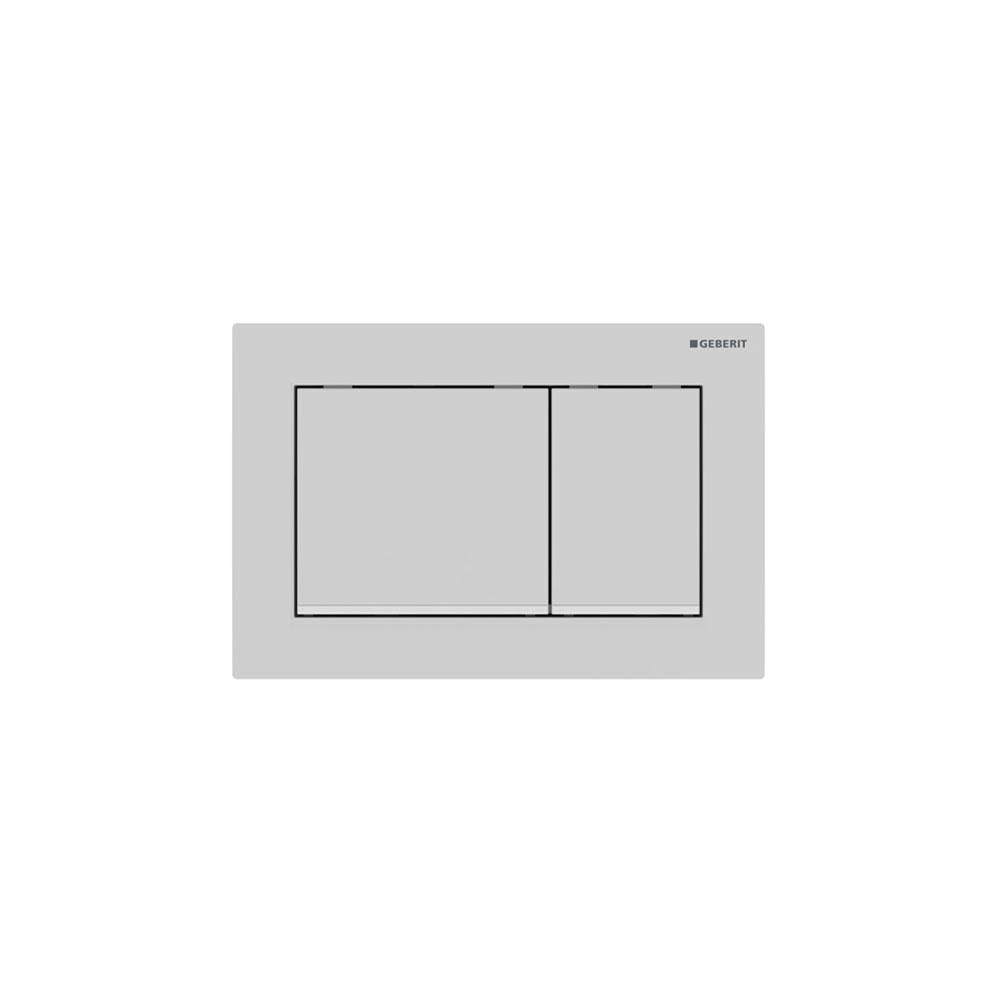 Omega30 Actuator Plate For Dual Flush Black, Matte Black