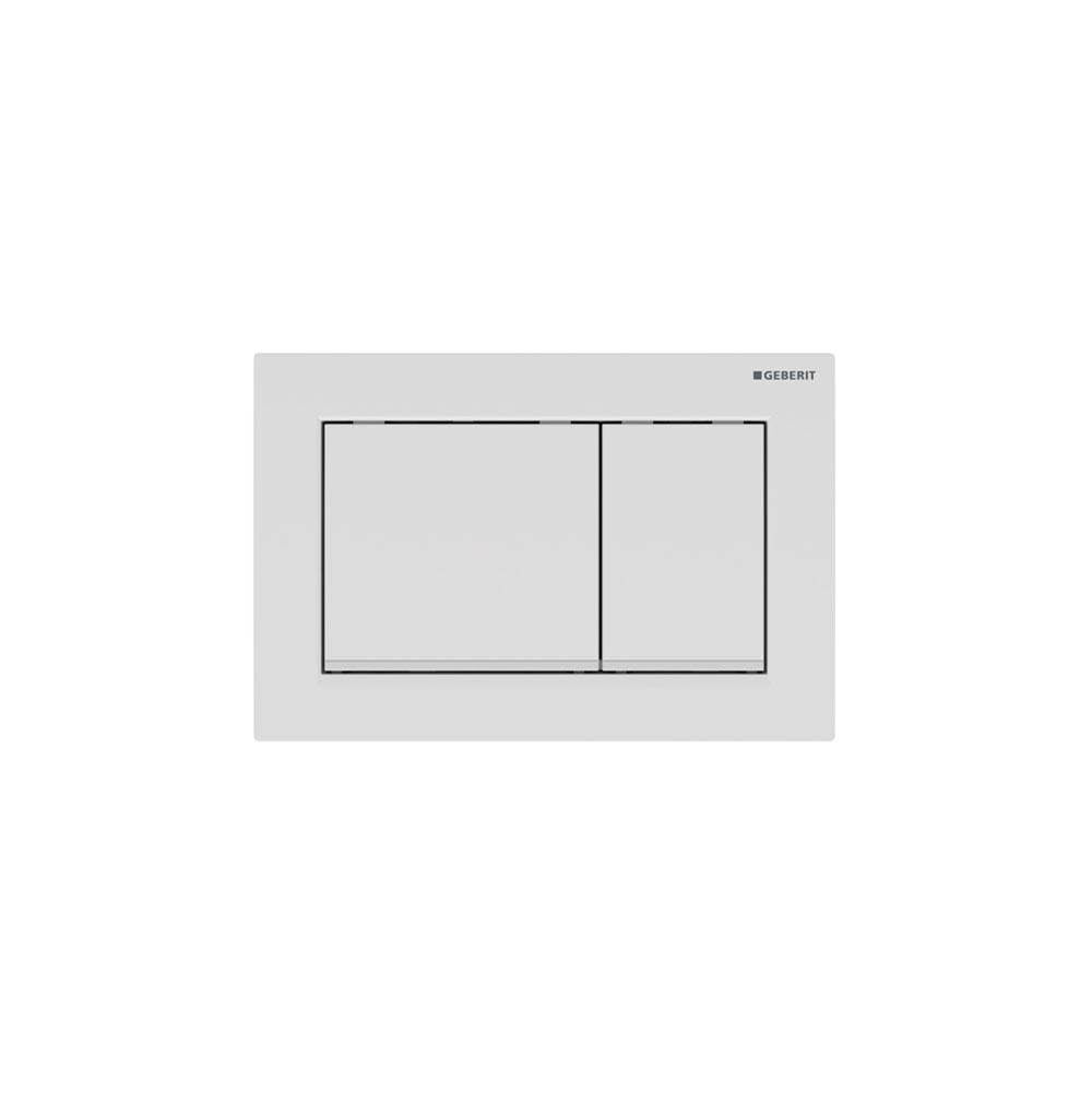 Omega30 Actuator Plate For Dual Flush Black, Matte Black