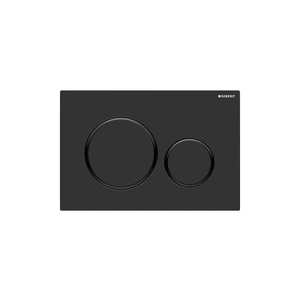 Actuator Plate Sigma20 For Dual Flush: Black, Matt Black