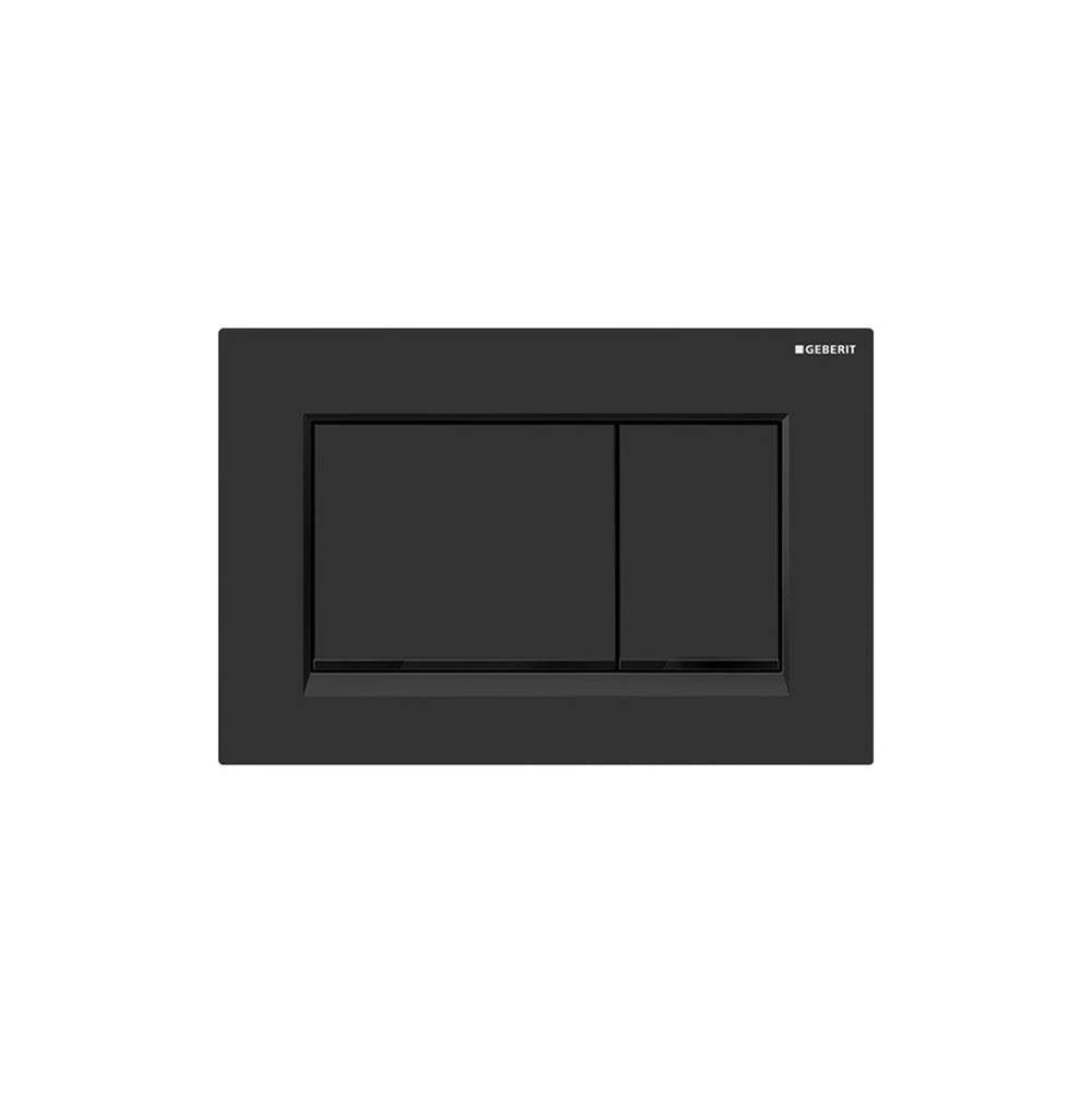 Actuator Plate Sigma30 For Dual Flush: Black, Matt Black