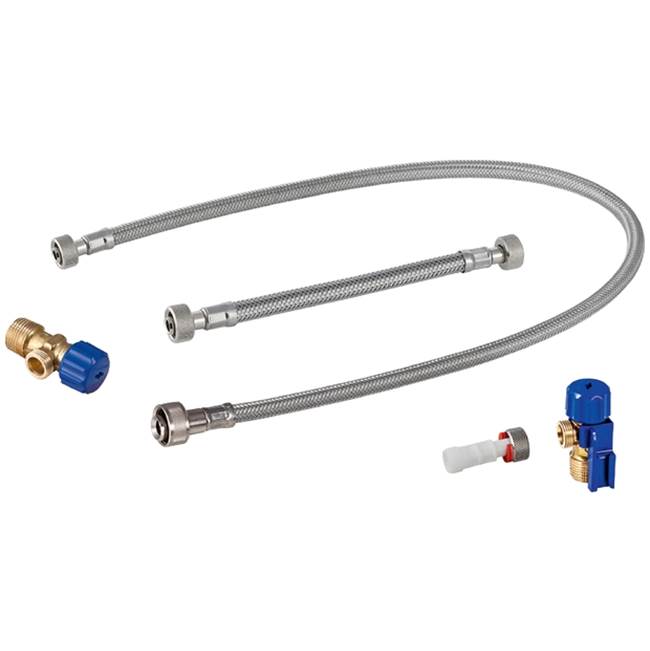 Bottom Water Supply Connection Set For Monolith Sanitary Module For Wc, 101 Cm