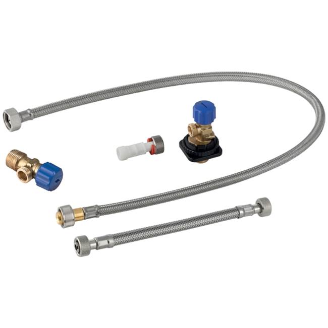 Bottom Water Supply Connection Set For Monolith Sanitary Module For Wc, 101 Cm