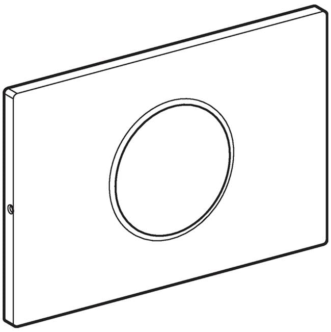 Actuator Plate Sigma10 For Wc Flush Control With Electronic Flush Actuation: Stainless Steel Brushed/Polished/Brushed