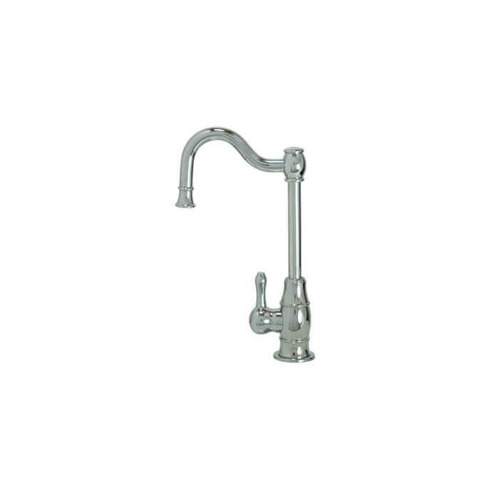 Hot Water Faucet with Traditional Double Curved Body and Curved Handle