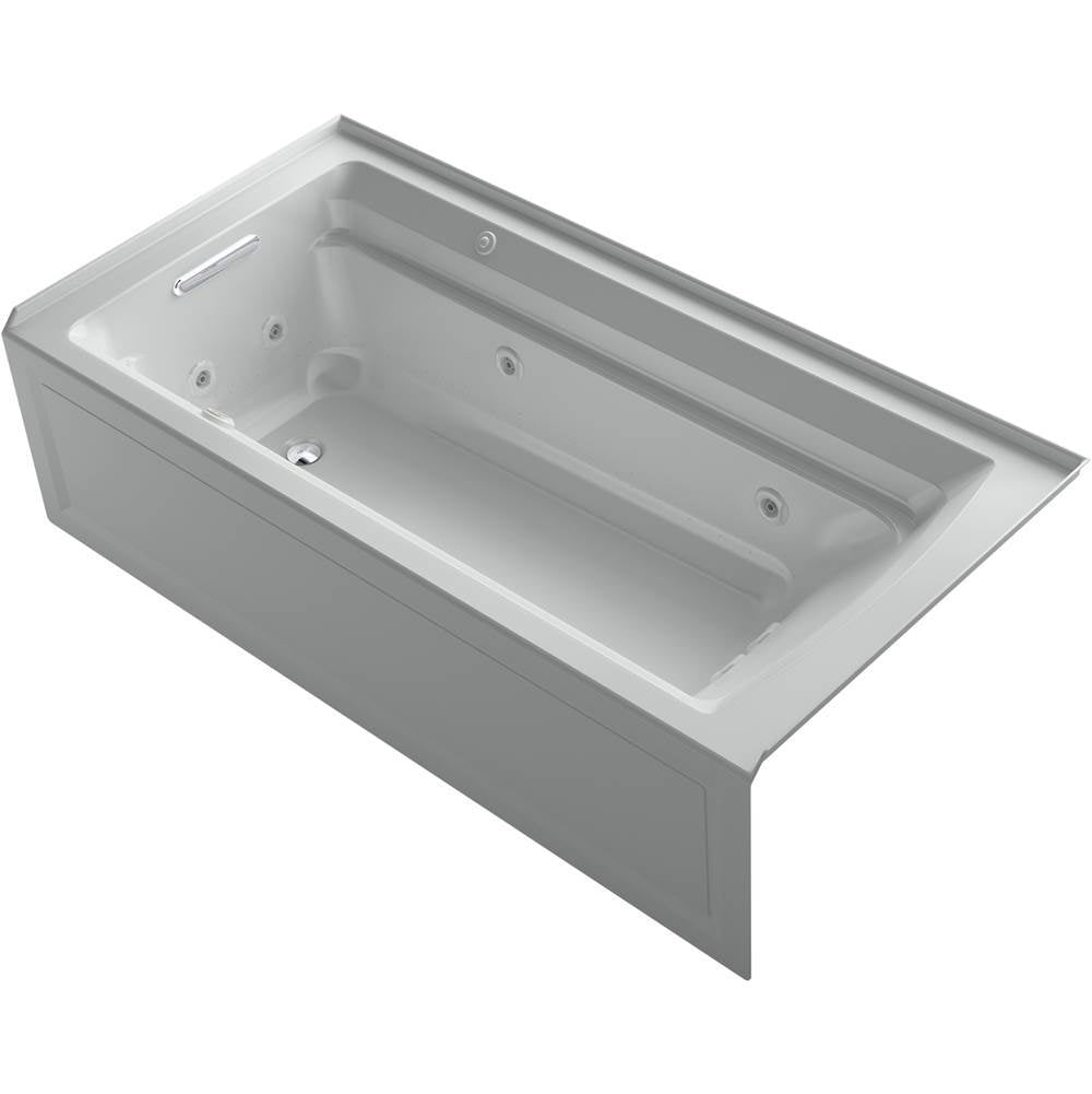 Archer  72" x 36" alcove Heated BubbleMassage air bath and whirlpool, left drain