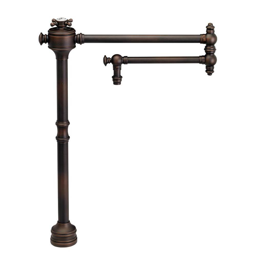 Traditional Counter Mounted Potfiller - Cross Handle