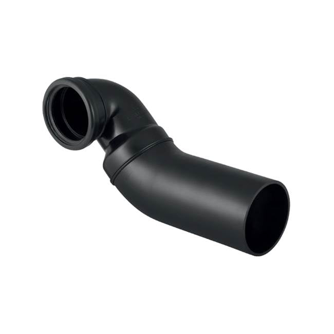 Pe Connection Bend 90 Degrees For Wall-Hung Wc, Offset To The Left, With Extension: D90Mm D1=90Mm