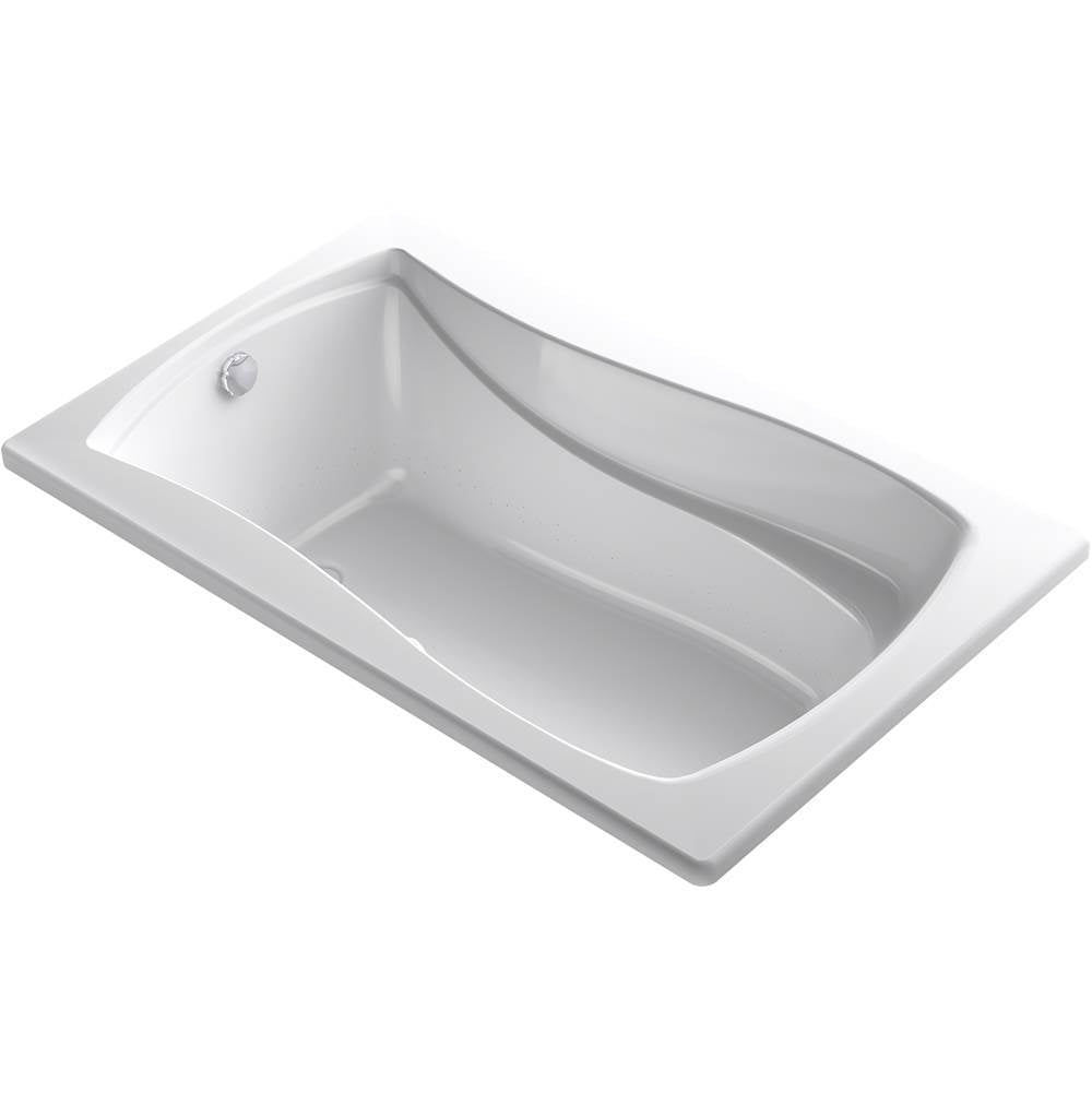 Mariposa  60" x 36" drop-in Heated BubbleMassage air bath with Bask  heated surface