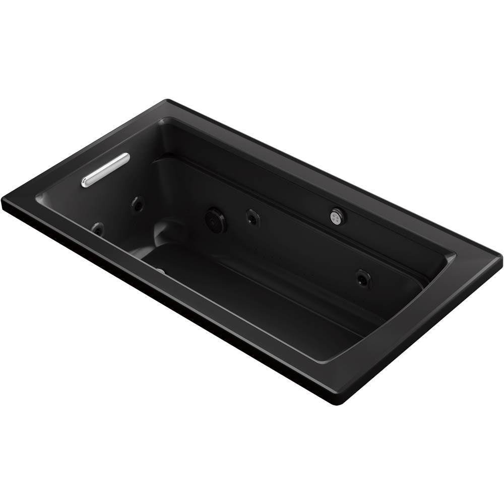 Archer  60" x 32" drop-in Heated BubbleMassage air bath and whirlpool