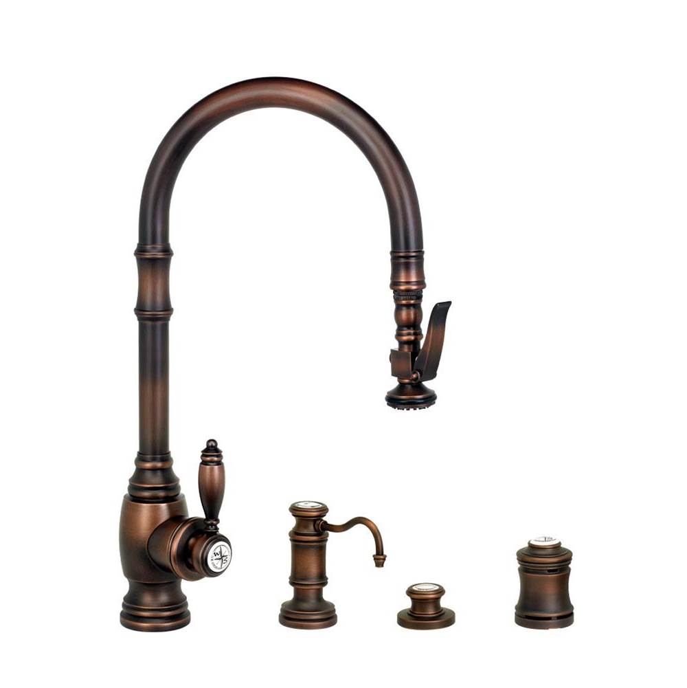 Traditional PLP Pulldown Faucet - 4pc. Suite