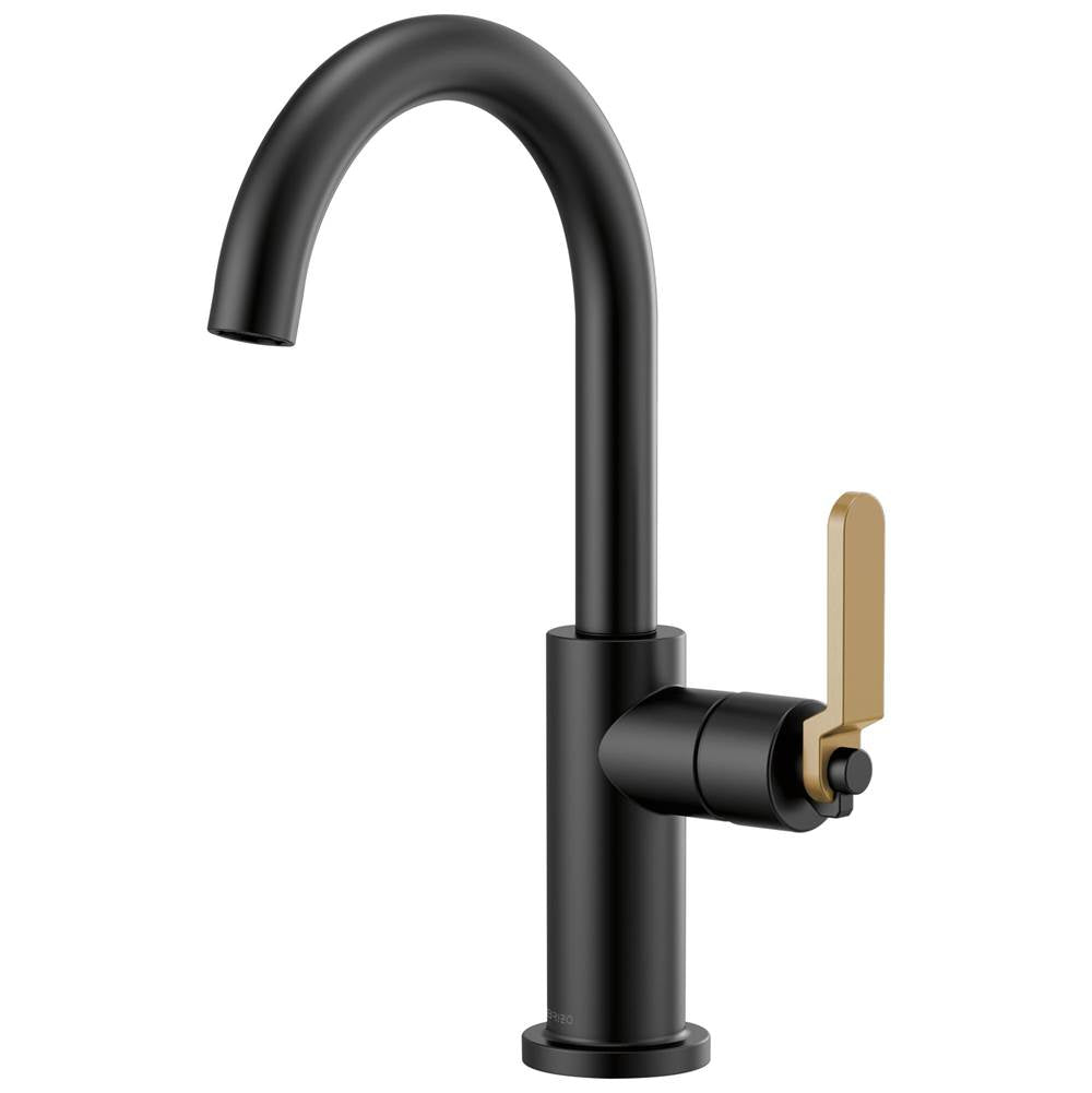 Litze  Bar Faucet with Arc Spout and Industrial Handle Kit