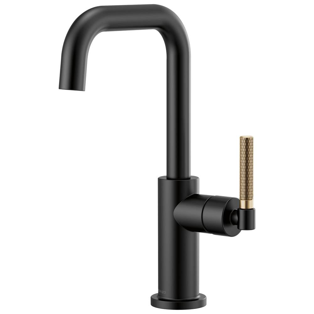 Litze  Bar Faucet with Square Spout and Knurled Handle Kit