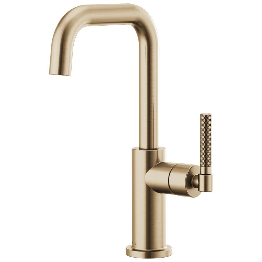 Litze  Bar Faucet with Square Spout and Knurled Handle Kit