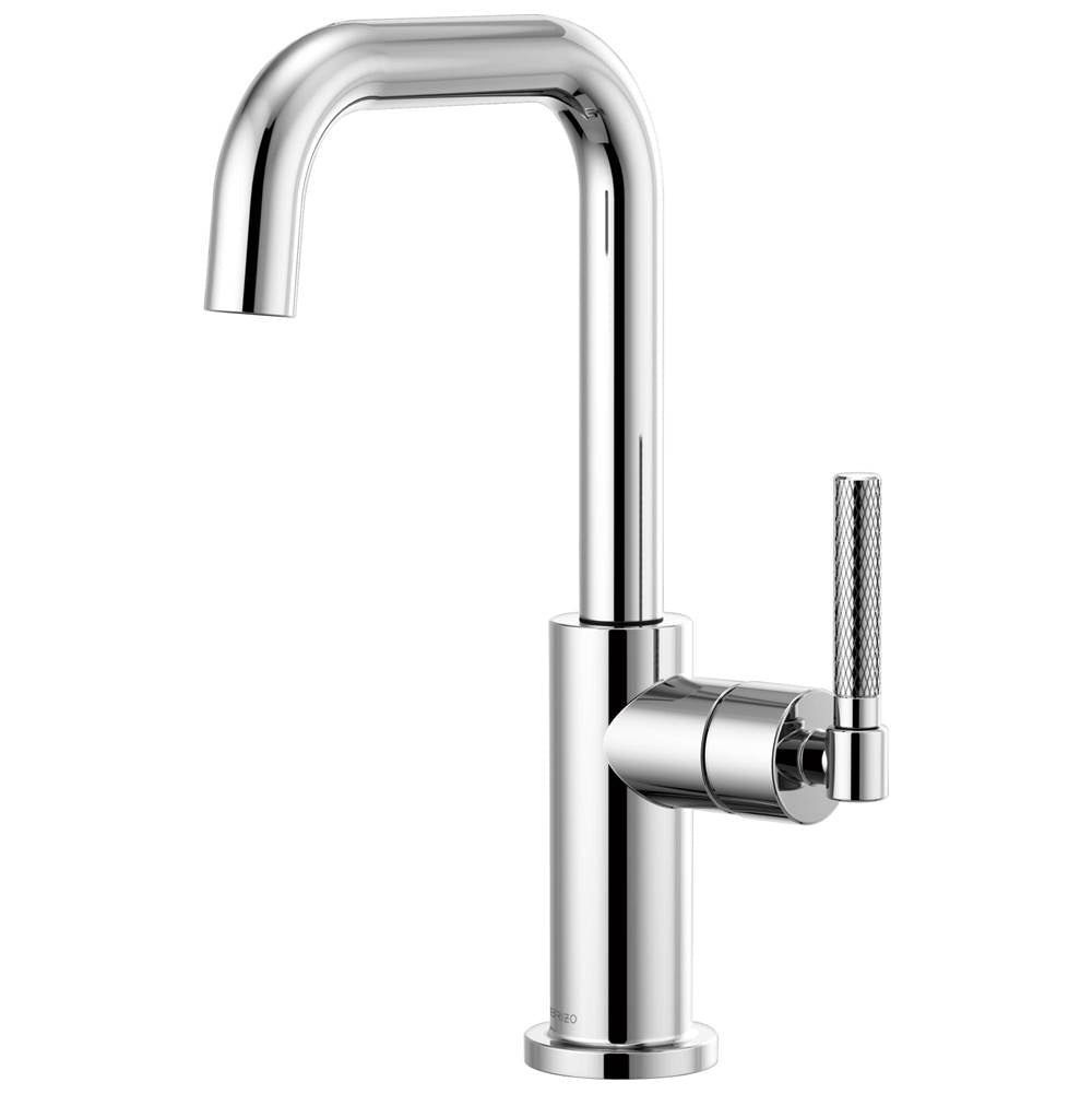 Litze  Bar Faucet with Square Spout and Knurled Handle Kit