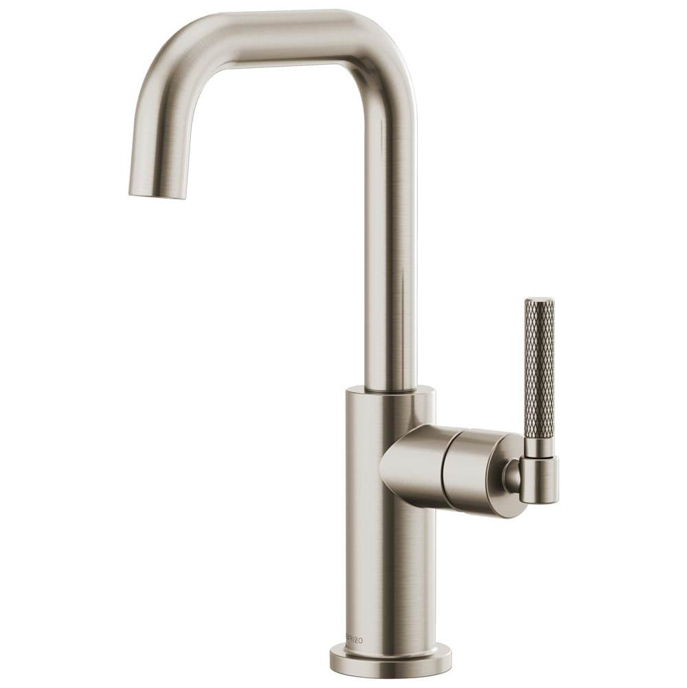 Litze  Bar Faucet with Square Spout and Knurled Handle Kit