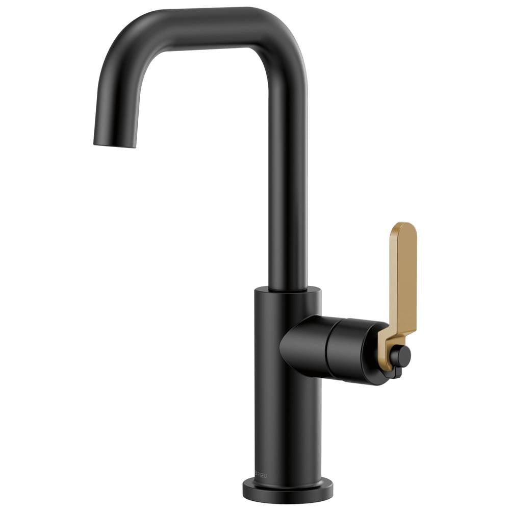 Litze  Bar Faucet with Square Spout and Industrial Handle Kit