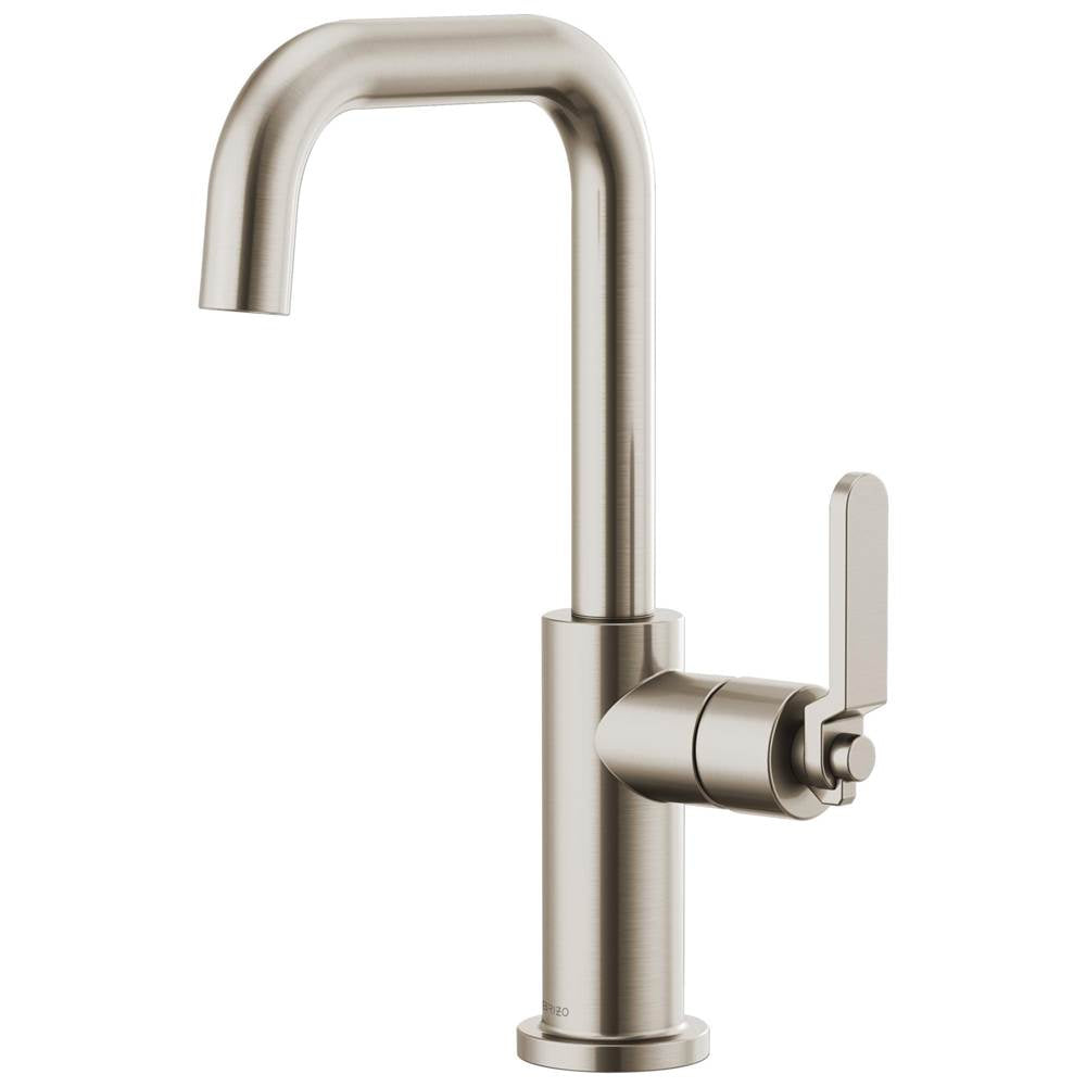 Litze  Bar Faucet with Square Spout and Industrial Handle Kit