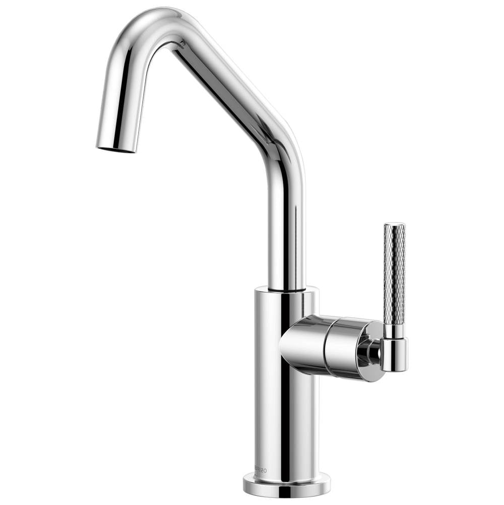 Litze  Bar Faucet with Angled Spout and Knurled Handle Kit