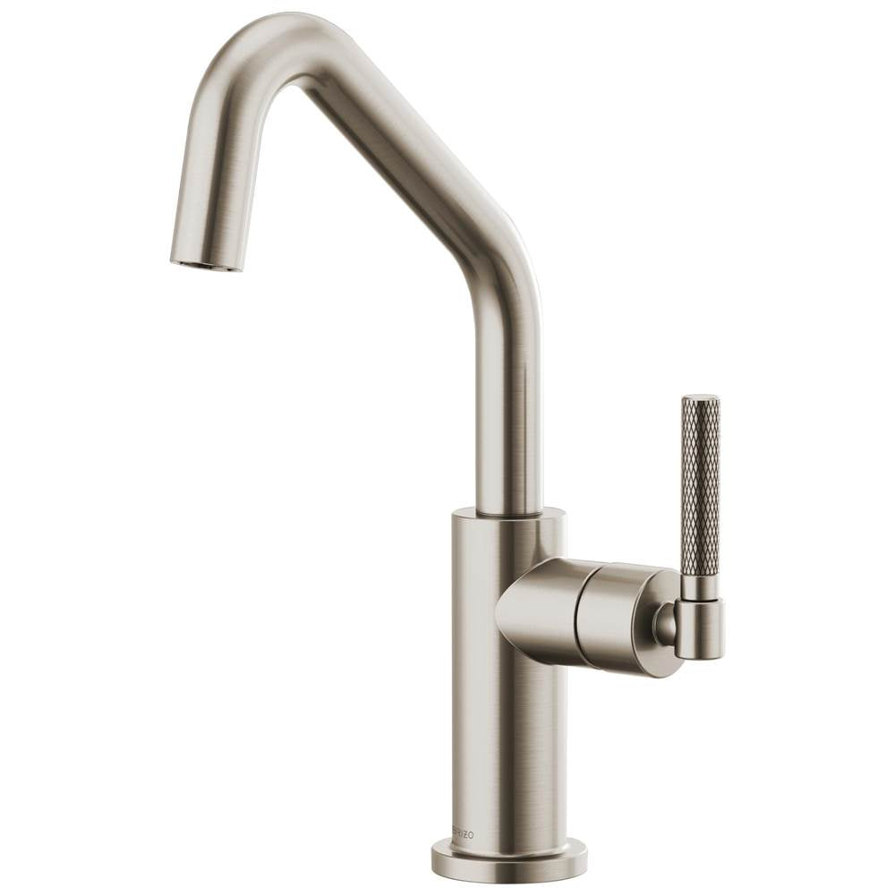 Litze  Bar Faucet with Angled Spout and Knurled Handle Kit