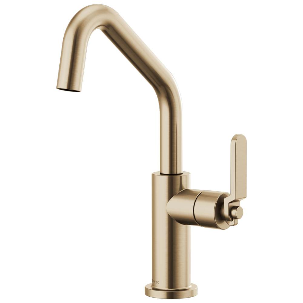 Litze  Bar Faucet with Angled Spout and Industrial Handle Kit