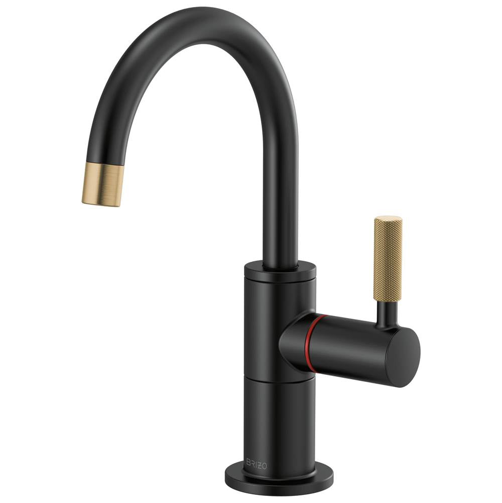 Litze  Instant Hot Faucet with Arc Spout and Knurled Handle