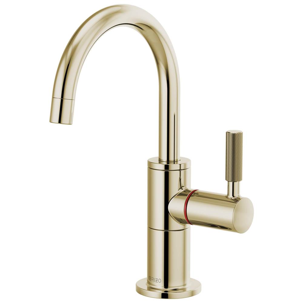 Litze  Instant Hot Faucet with Arc Spout and Knurled Handle