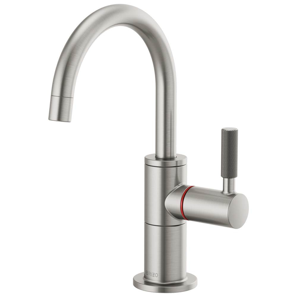 Litze  Instant Hot Faucet with Arc Spout and Knurled Handle