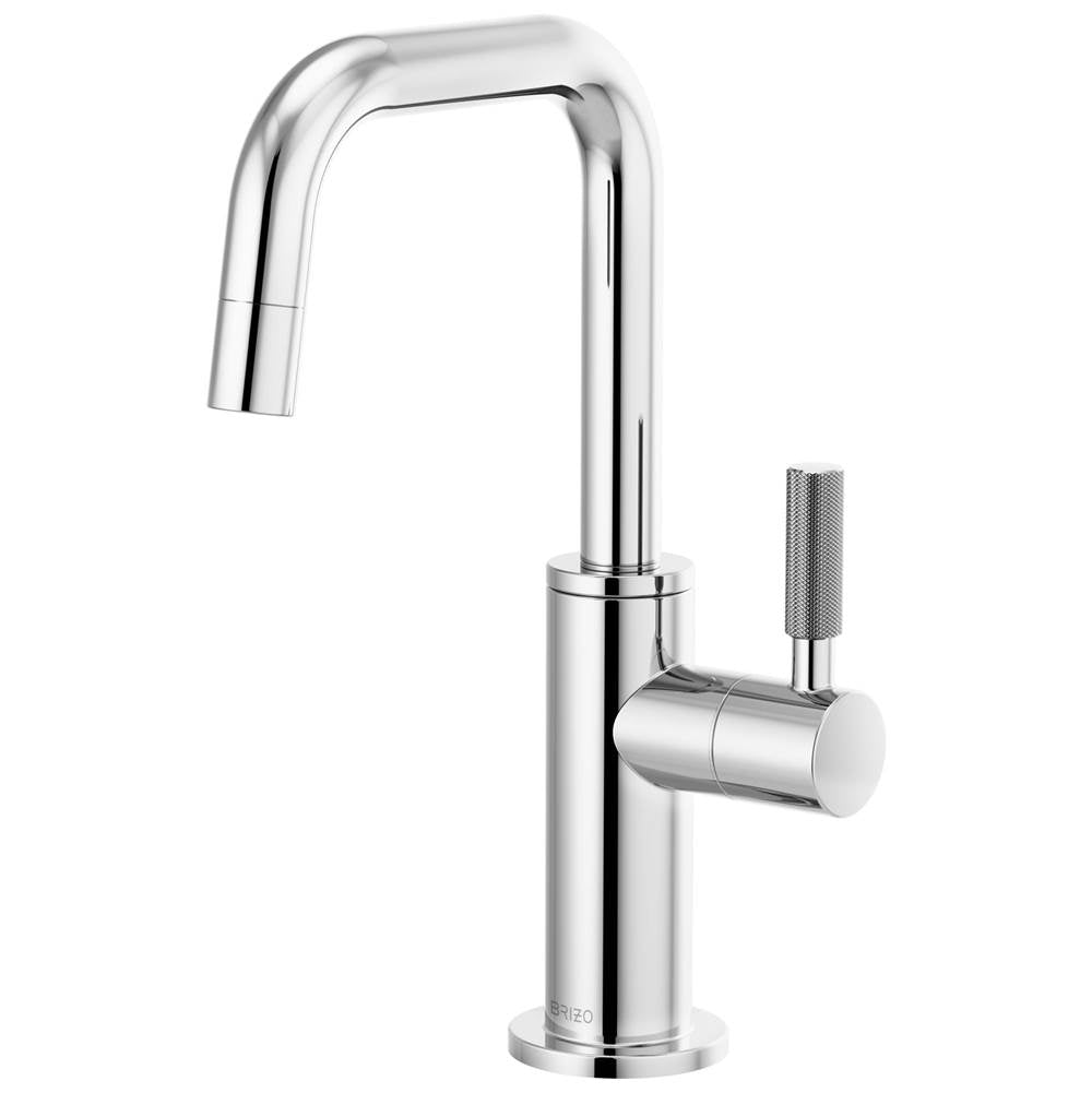Litze  Beverage Faucet with Square Spout and Knurled Handle