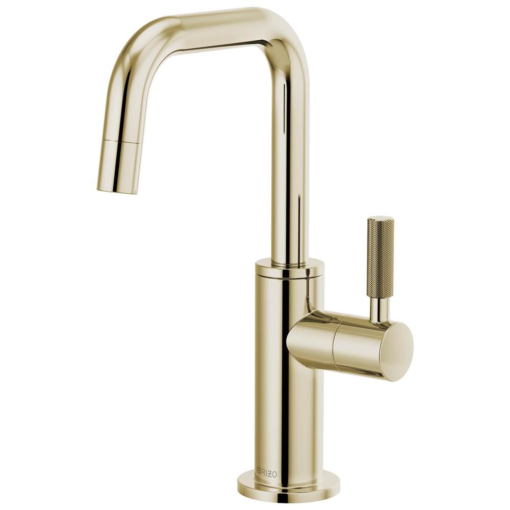 Litze  Beverage Faucet with Square Spout and Knurled Handle