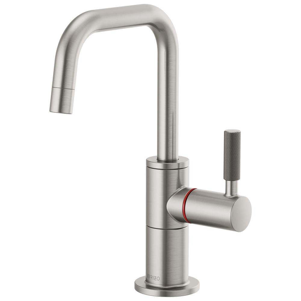 Litze  Instant Hot Faucet with Square Spout and Knurled Handle