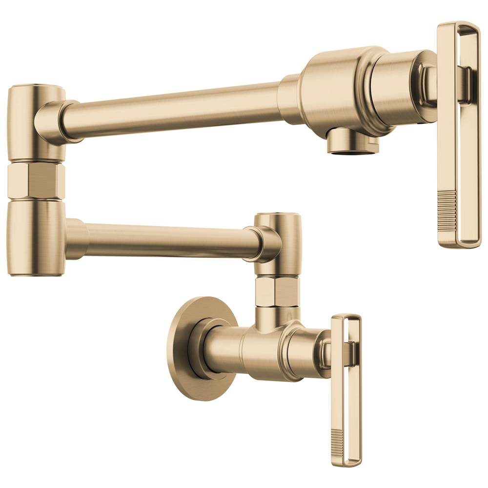 Kintsu  Wall Mount Pot Filler with Knob Handle