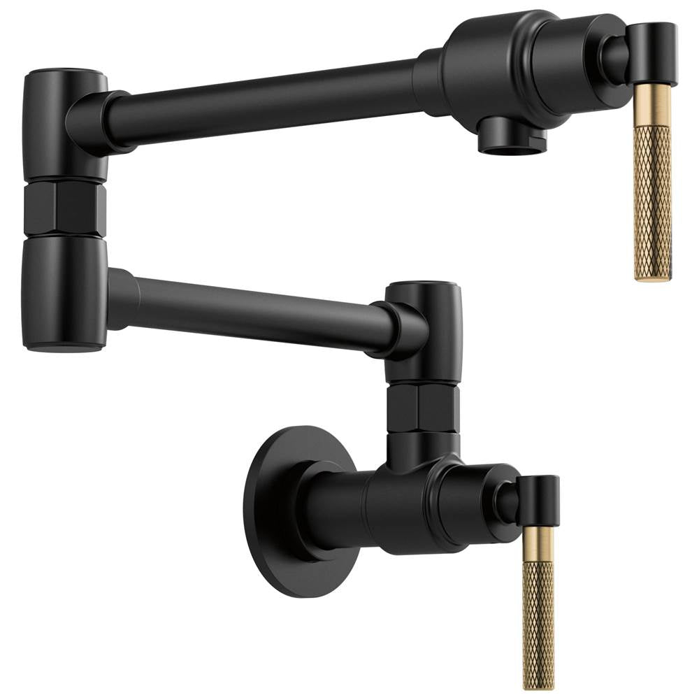 Litze  Wall Mount Pot Filler with Knurled Handle Kit