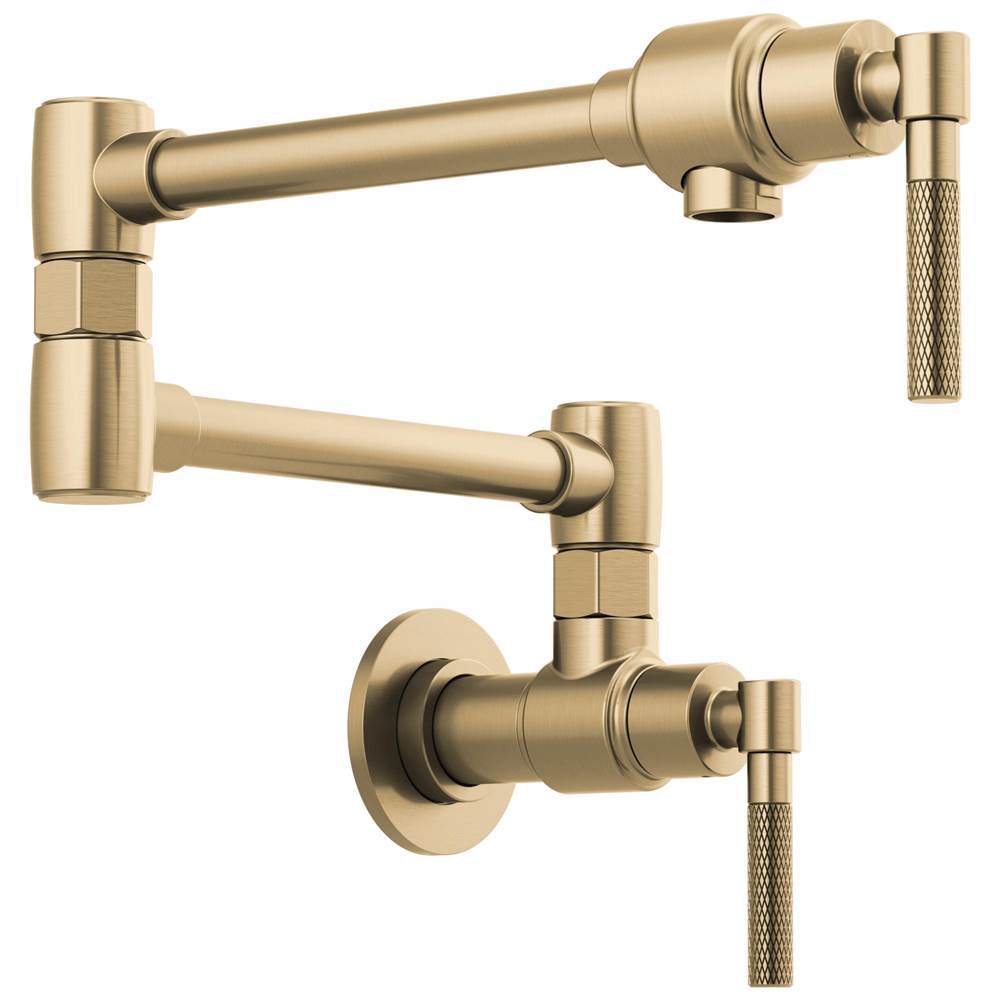 Litze  Wall Mount Pot Filler with Knurled Handle Kit