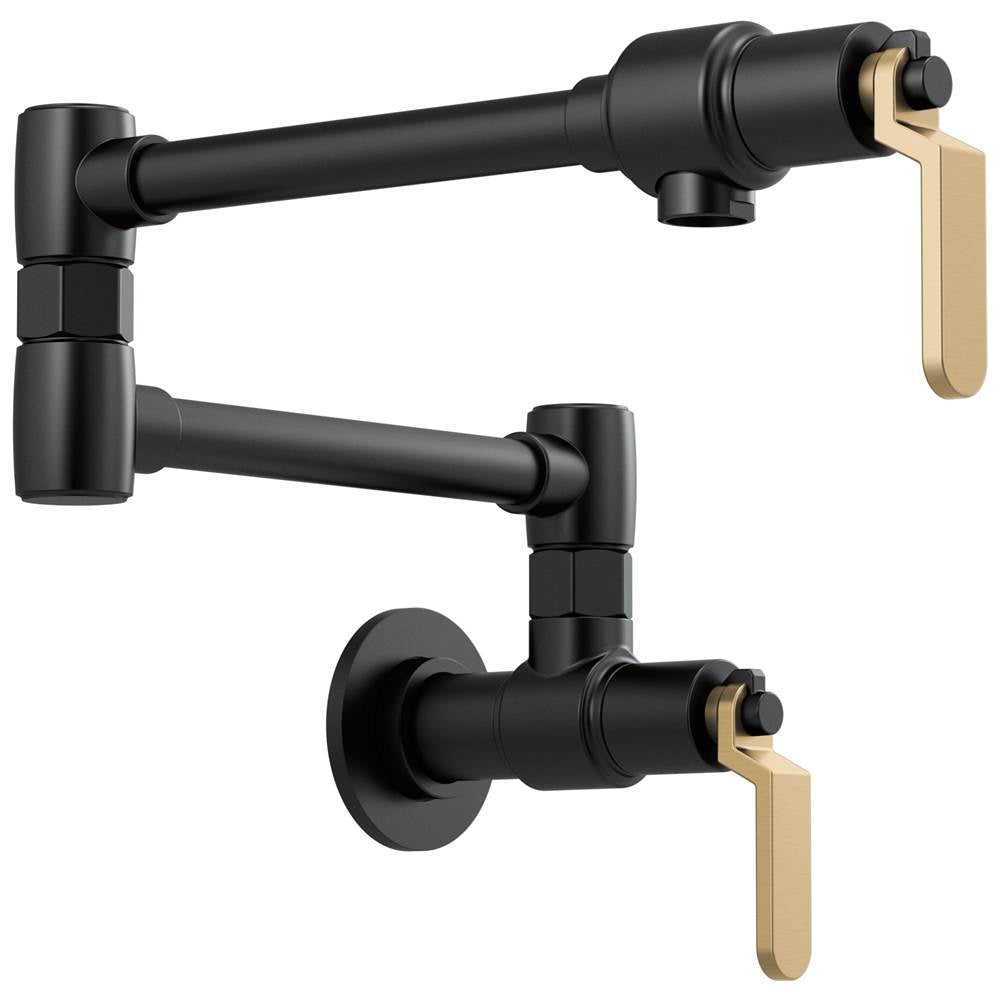 Litze  Wall Mount Pot Filler with Industrial Handle Kit