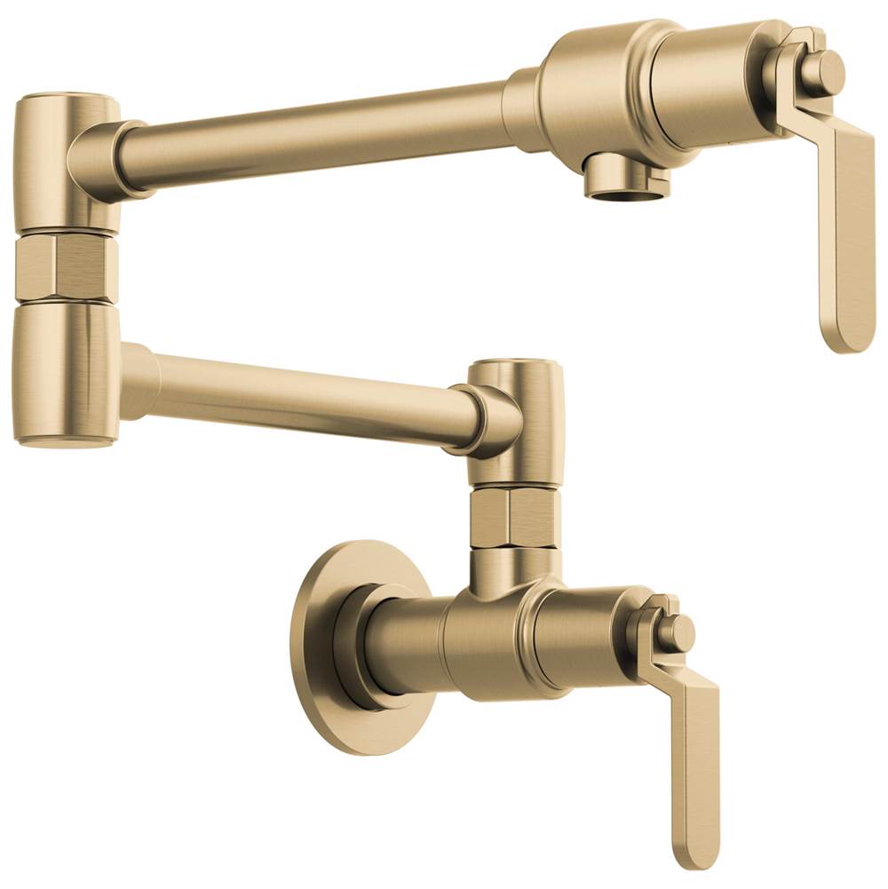 Litze  Wall Mount Pot Filler with Industrial Handle Kit