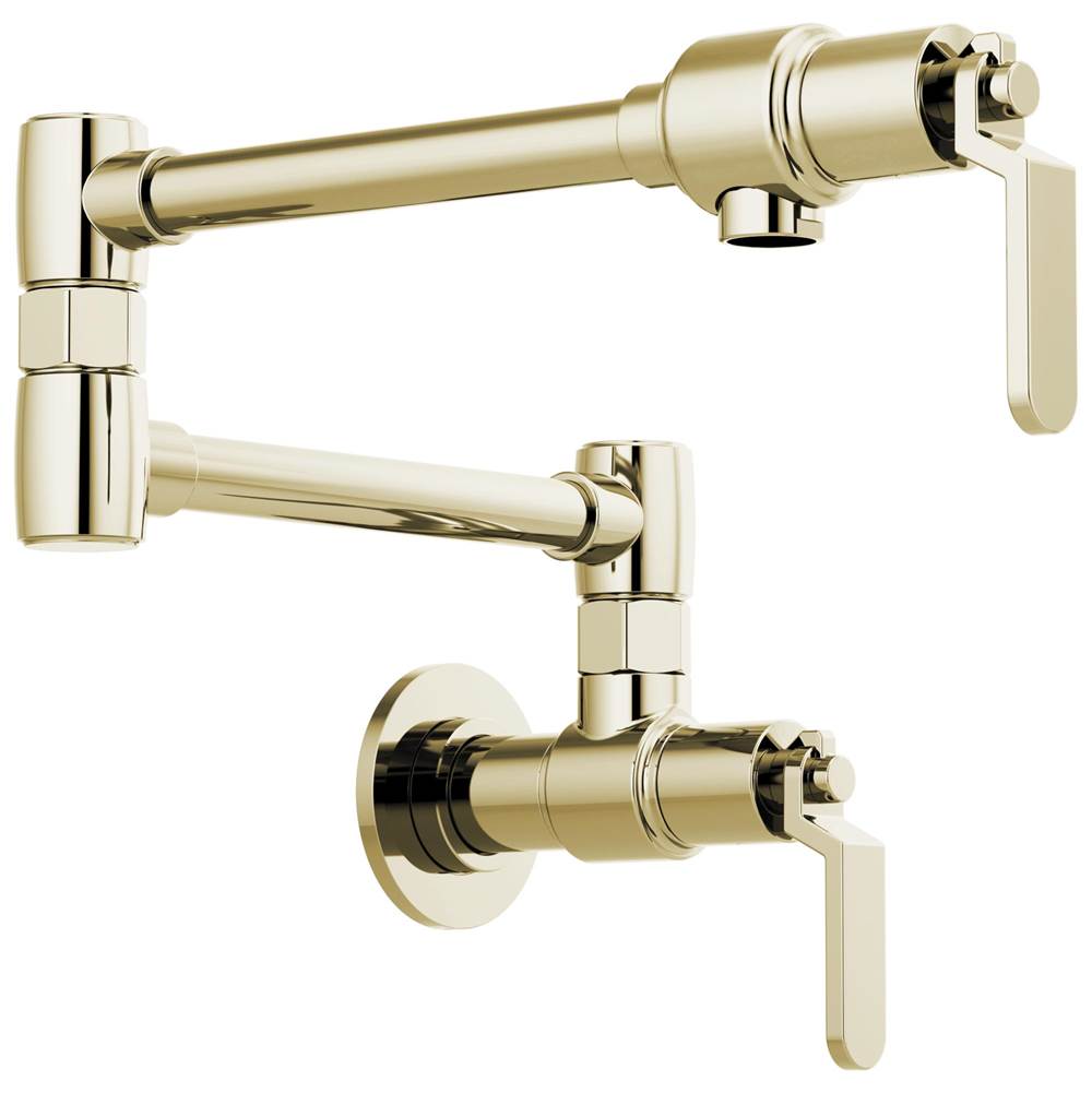 Litze  Wall Mount Pot Filler with Industrial Handle Kit