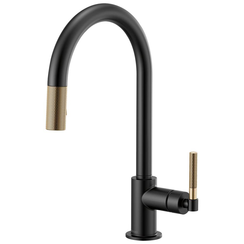 Litze  Pull-Down Faucet with Arc Spout and Knurled Handle