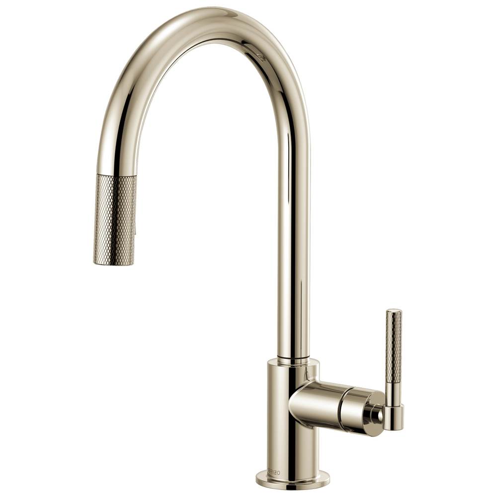 Litze  Pull-Down Faucet with Arc Spout and Knurled Handle