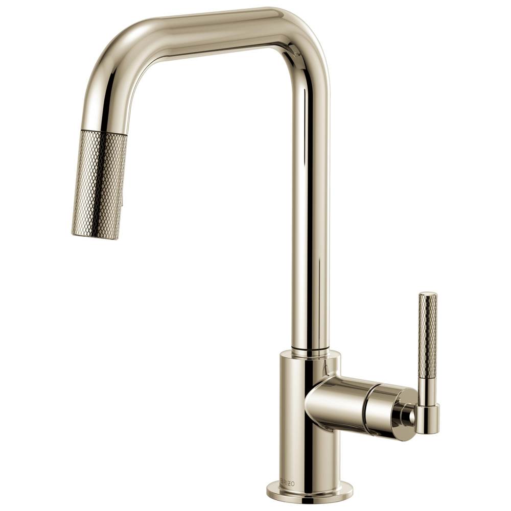 Litze  Pull-Down Faucet with Square Spout and Knurled Handle