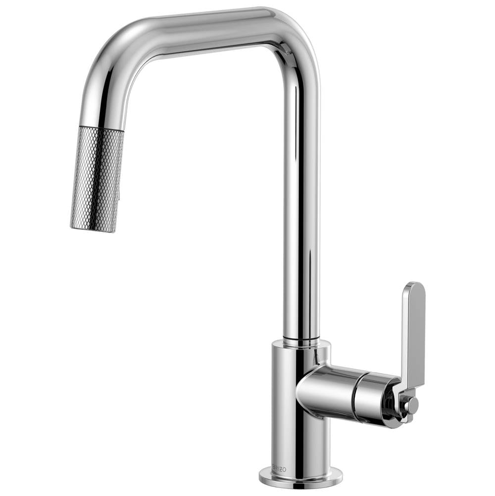Litze  Pull-Down Faucet with Square Spout and Industrial Handle