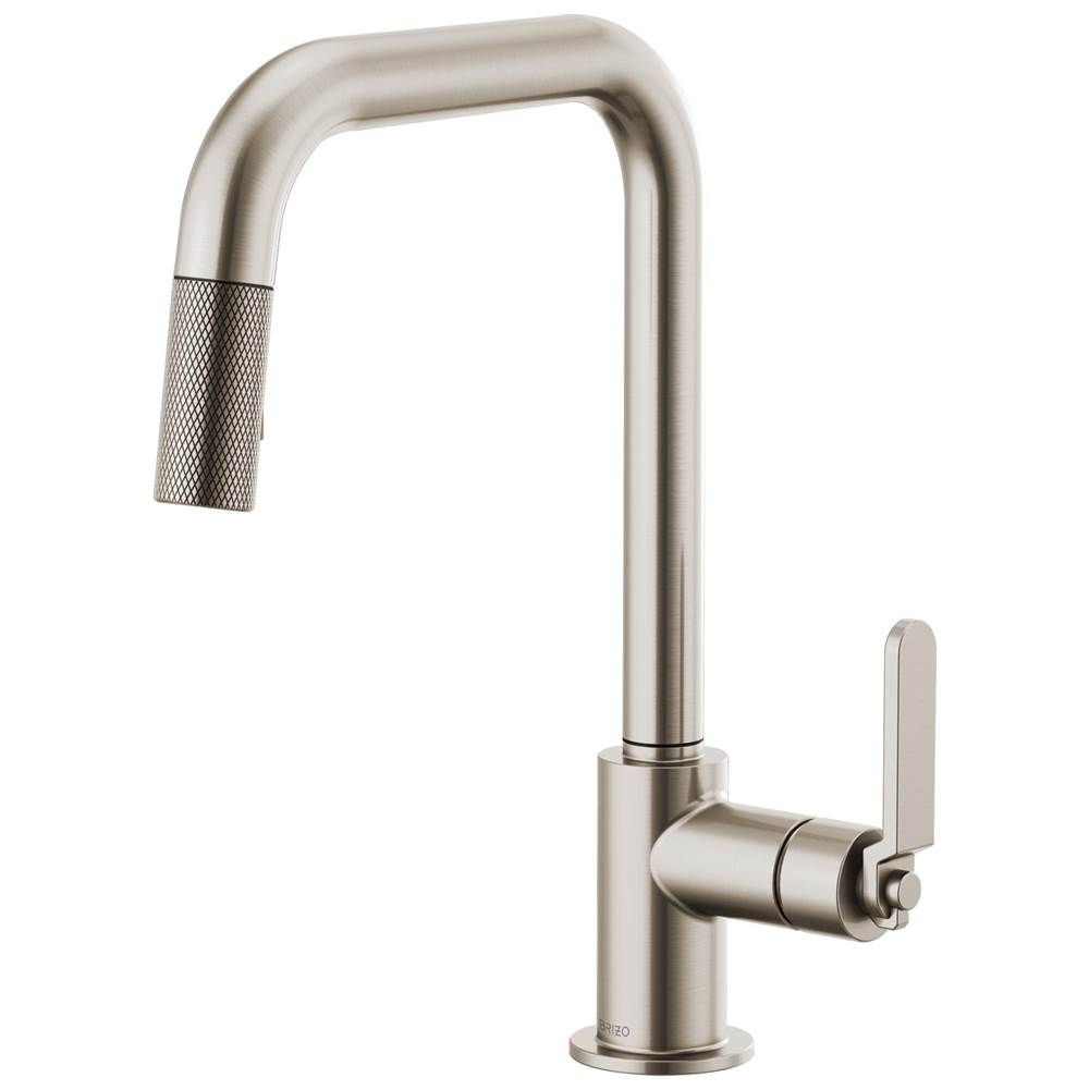 Litze  Pull-Down Faucet with Square Spout and Industrial Handle