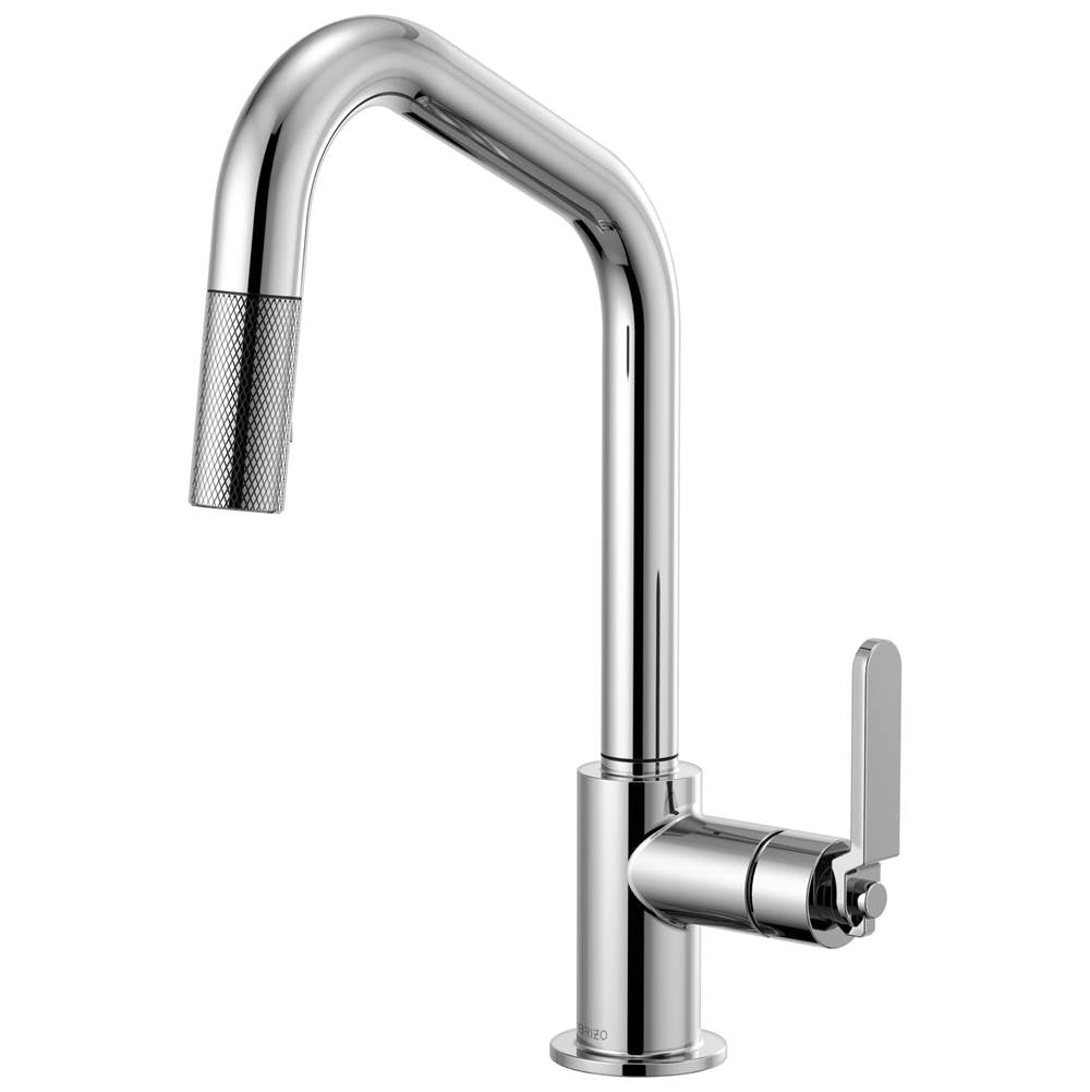 Litze  Pull-Down Faucet with Angled Spout and Industrial Handle