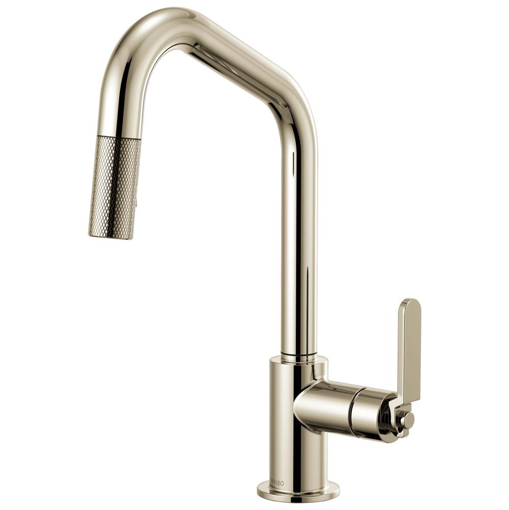 Litze  Pull-Down Faucet with Angled Spout and Industrial Handle